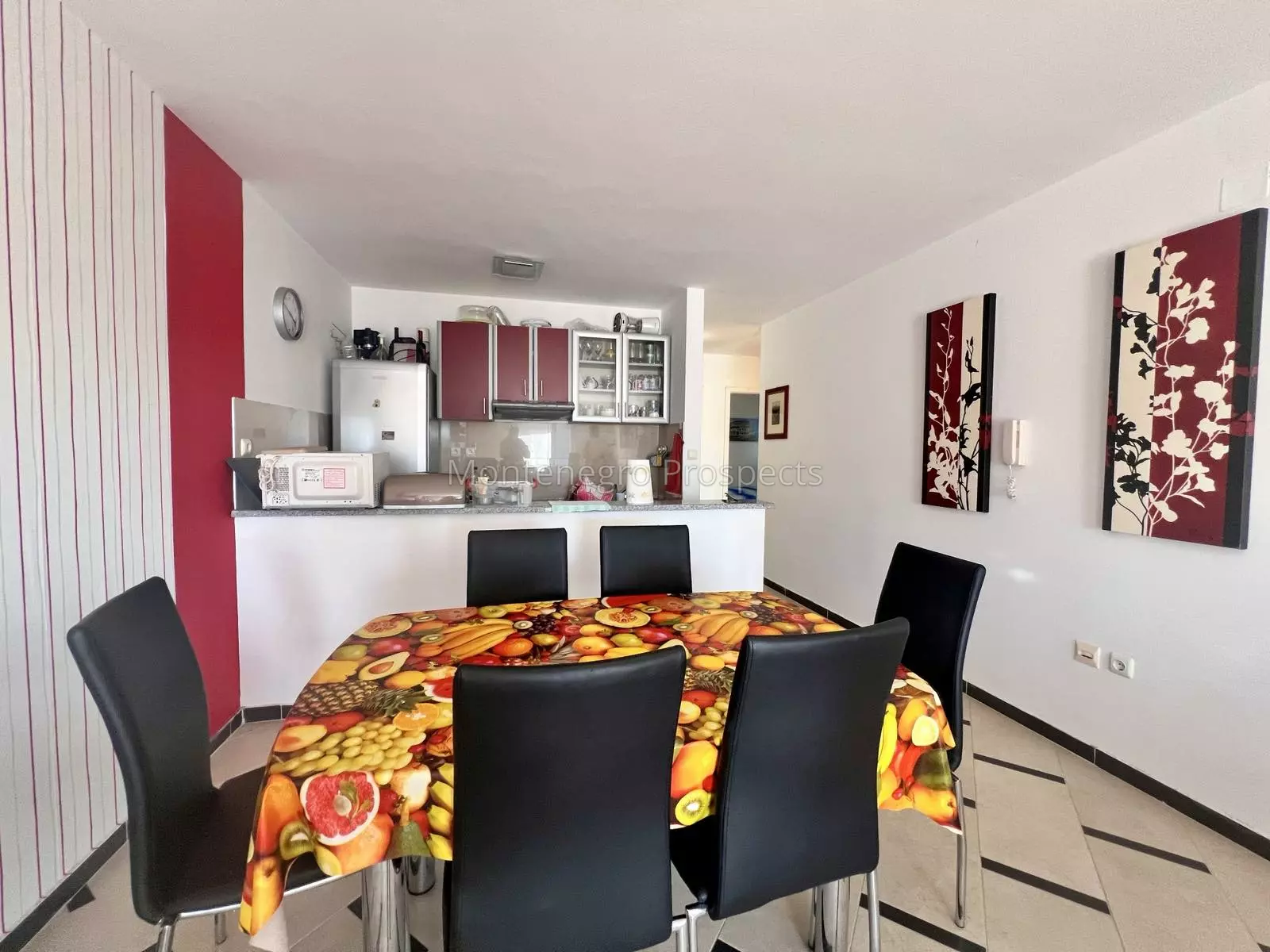 Spacious three bedroom apartment with stuuning sea views above jaz beach budva 13785 4