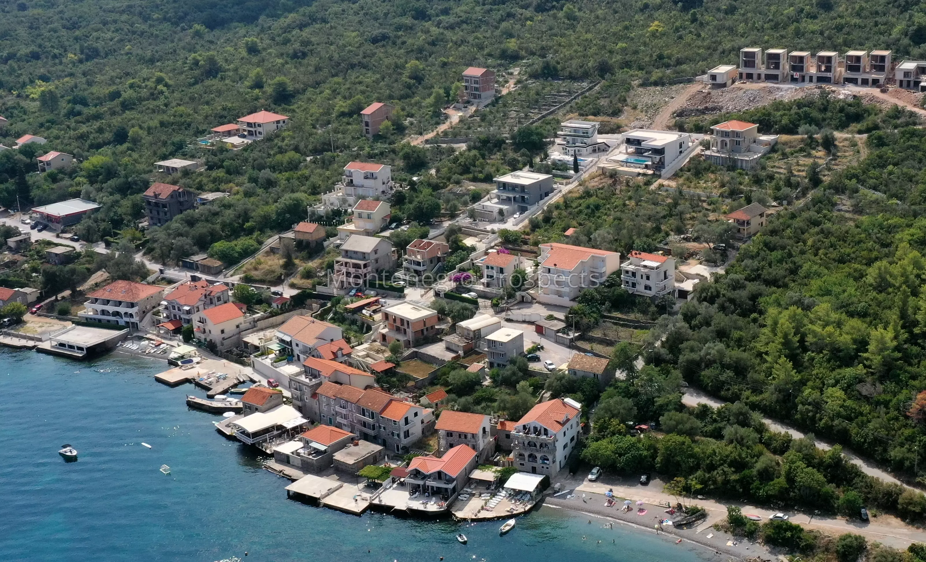 14174 plot in krasici with sea views 14