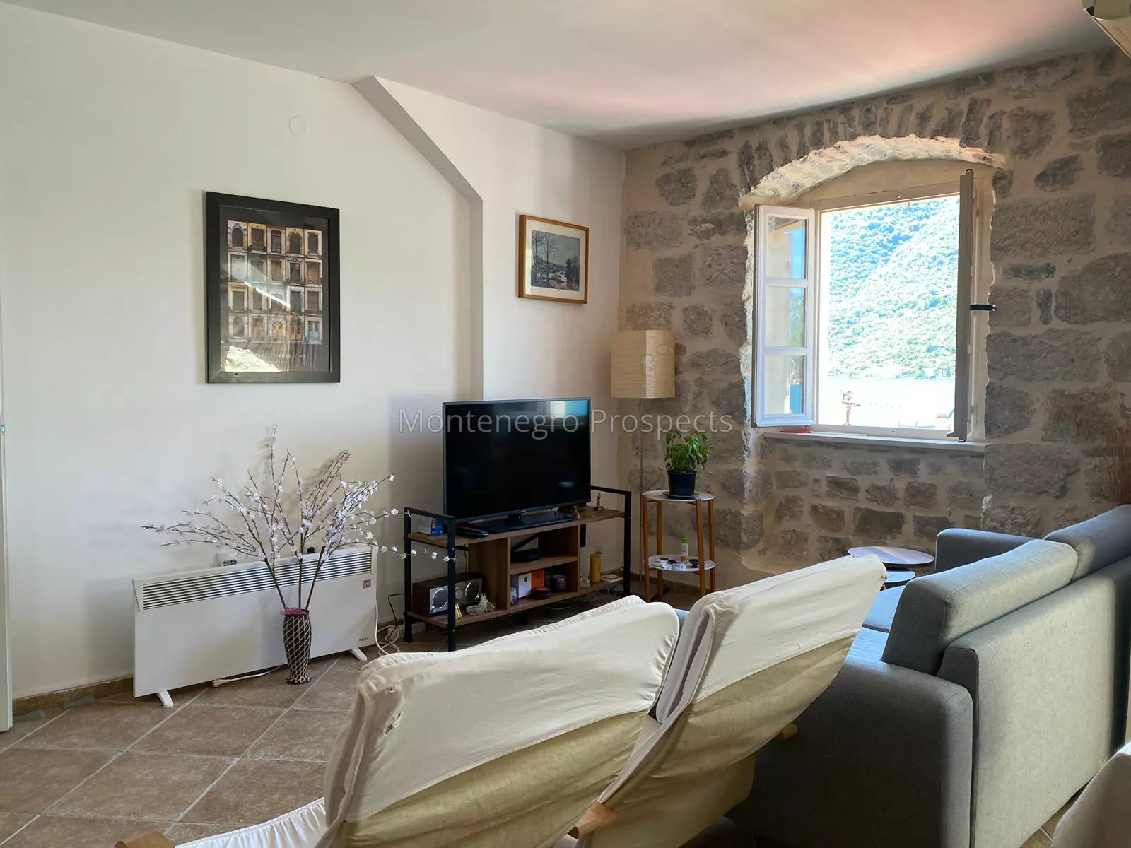 Tw bedroom apartment with seaview perast 11