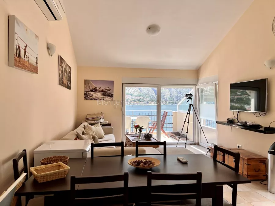 Two bedroom apartment with stunning sea views in muo kotor bay 13609 22