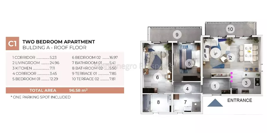Art inn budva plan c1