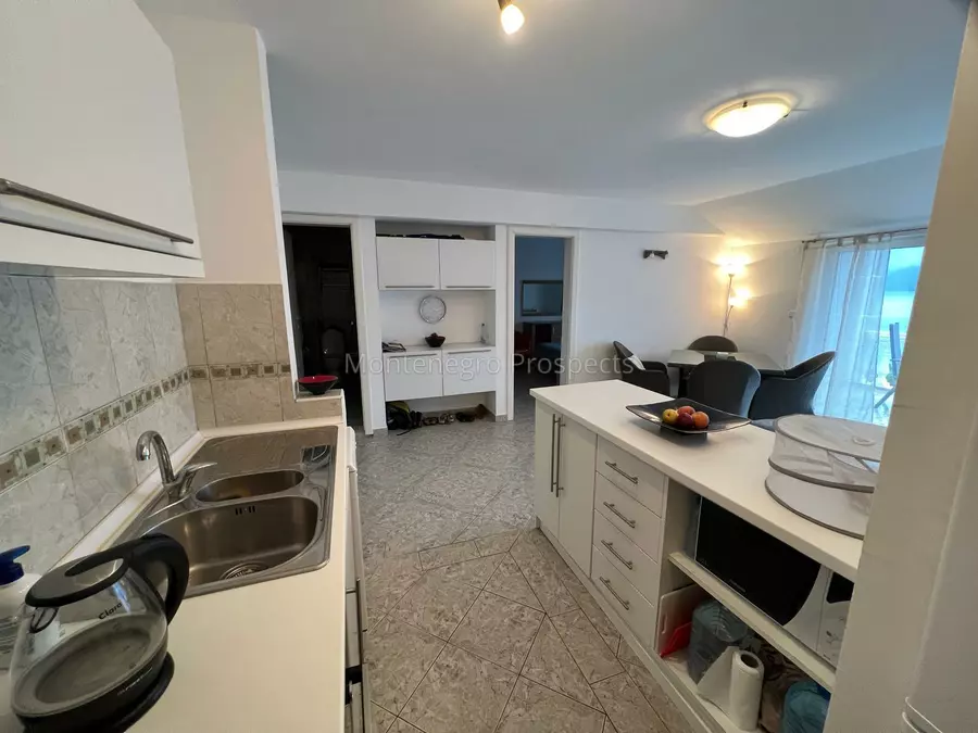 Two bedroom apartment with undisturbed sea views in orahovac kotor bay 13833 1