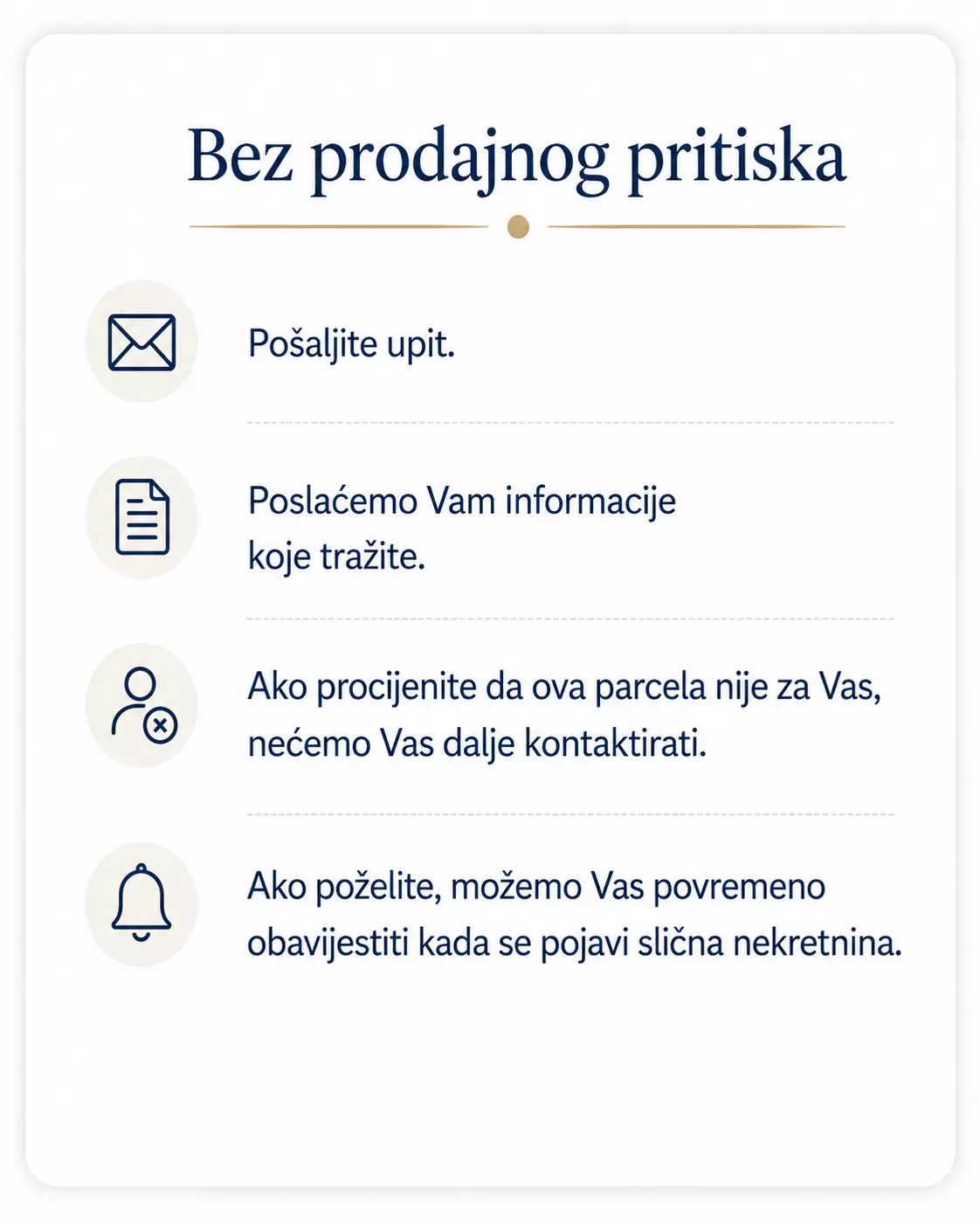 Bez prodajnog pritiska 4 stavke